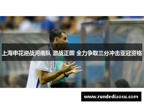 上海申花迎战河南队 激战正酣 全力争取三分冲击亚冠资格